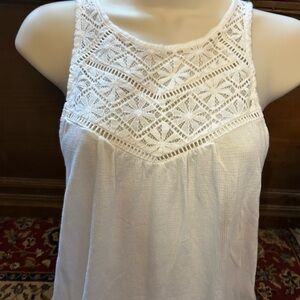 Aeropostale tank, white EUC, Sz S